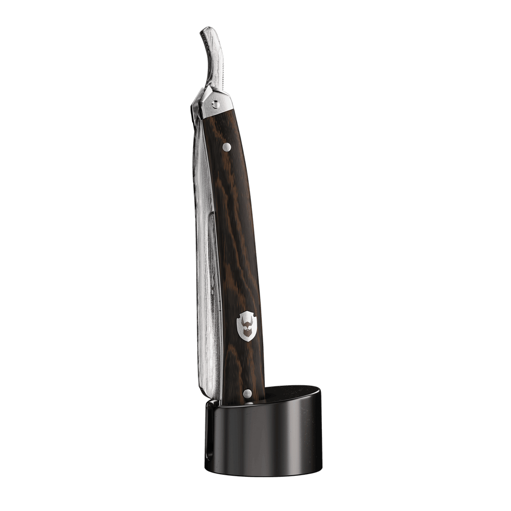 The Beard Struggle Rasiermesser-Set Der mitgelieferte Riemen hält die Klinge scharf